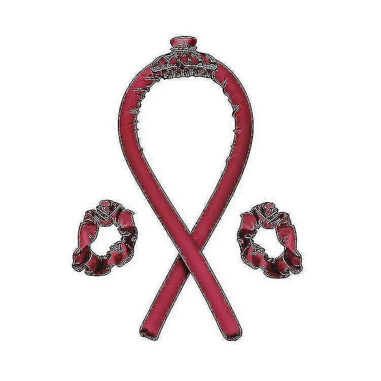 Bandeau de tige de curling sans chaleur-rouge