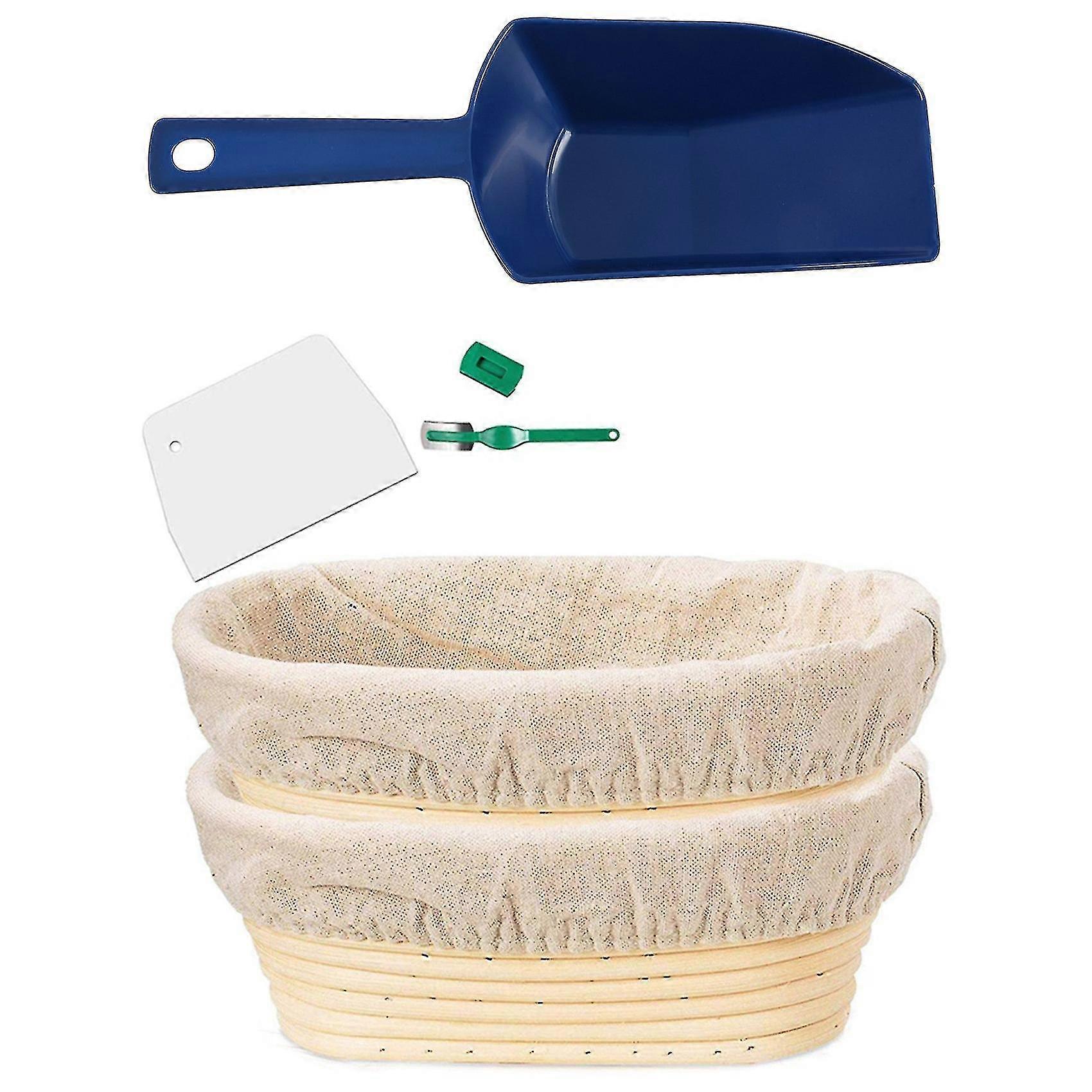 Banneton Proofing Basket Set-artisan Sourdough Bakery Basket,scraper