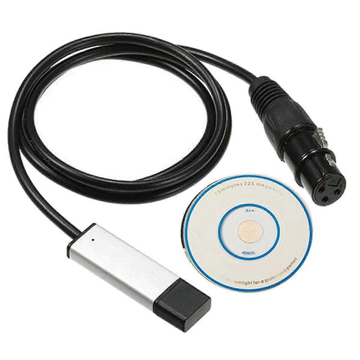 RS485 DMX512 Converter Cable Stage Lighting Controller Adapter Equipment LED Control Cable