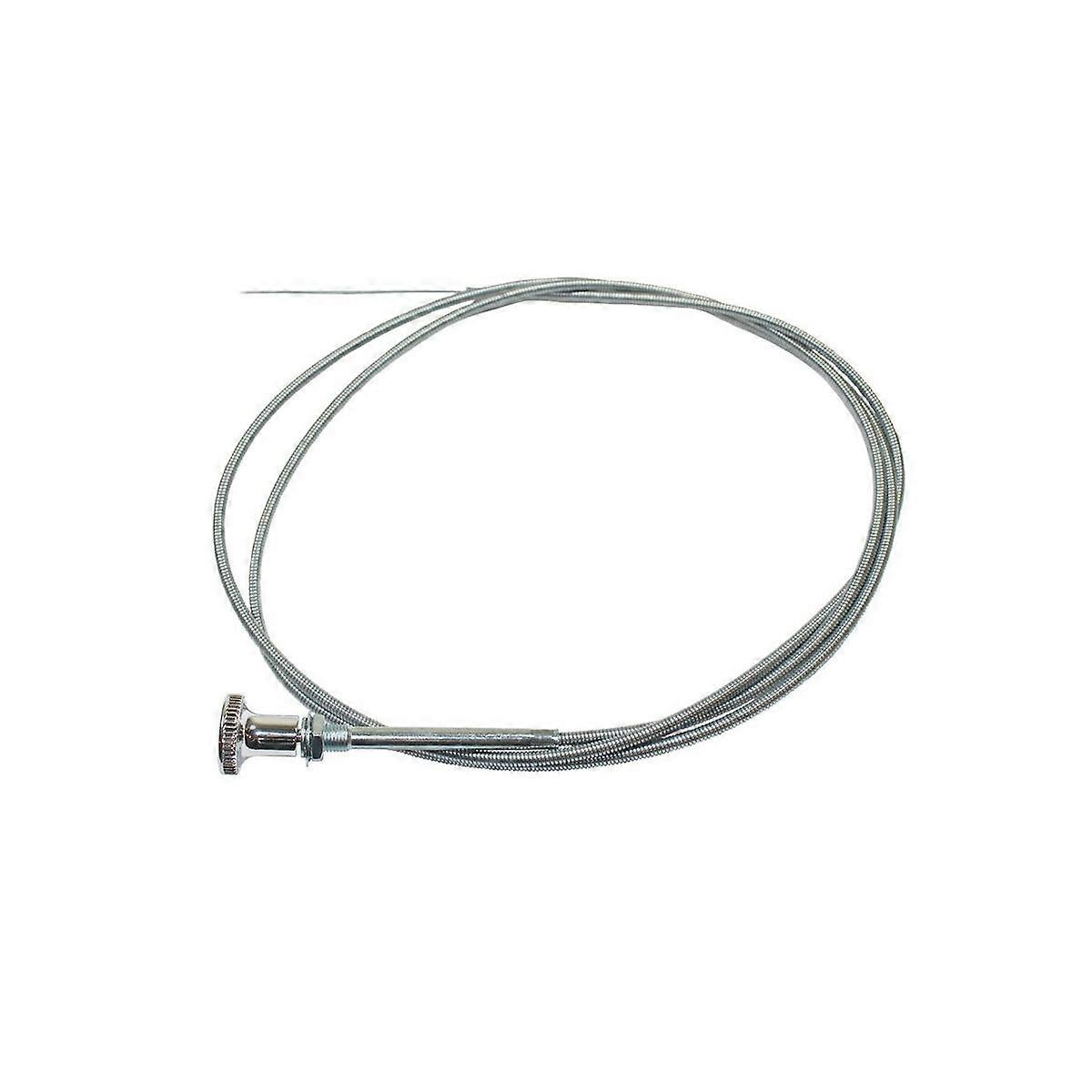 Chrome Universal 6 Ft Carburetor Cable Pull Throttle Cable for Hot Rat Rod