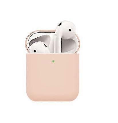 Sand Pink Matte Airpods Silicone Earphone Case