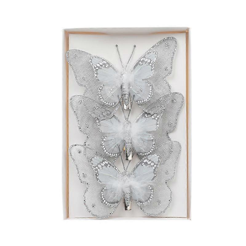 Christmas Ornament Simulated Exquisite Glitter Sequin Multiple Colors Stereoscopic Home Party