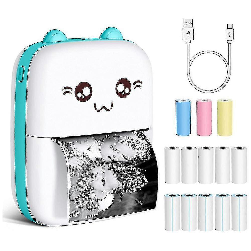 Mini Printer, Pocket Printer, Thermal Photo Printer, Portable Mini Photo Printer, Mobile Photo Prin-dt