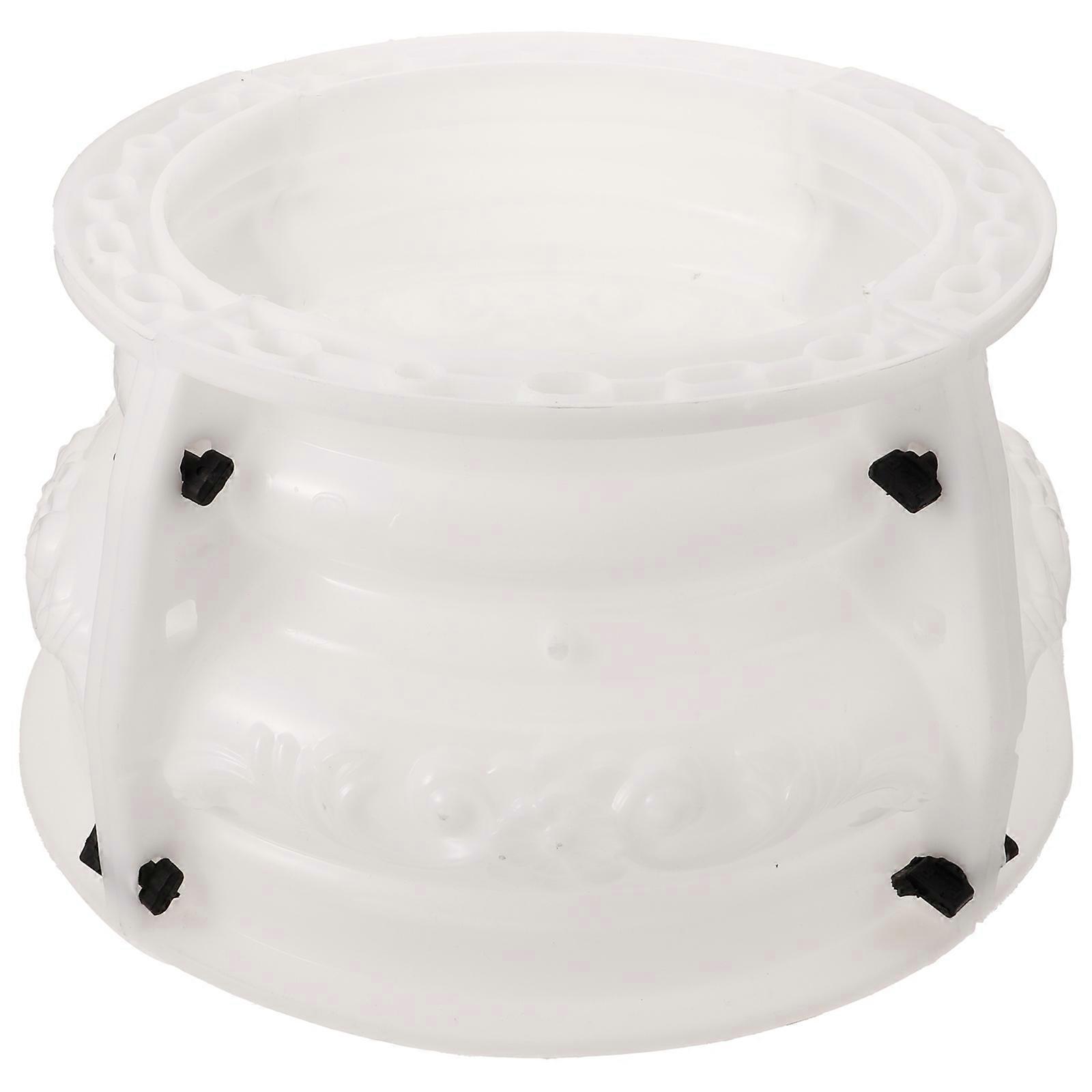 Concrete DIY Mold Roman Column Base Making Mold Delicate Concrete Mold for Roman Column