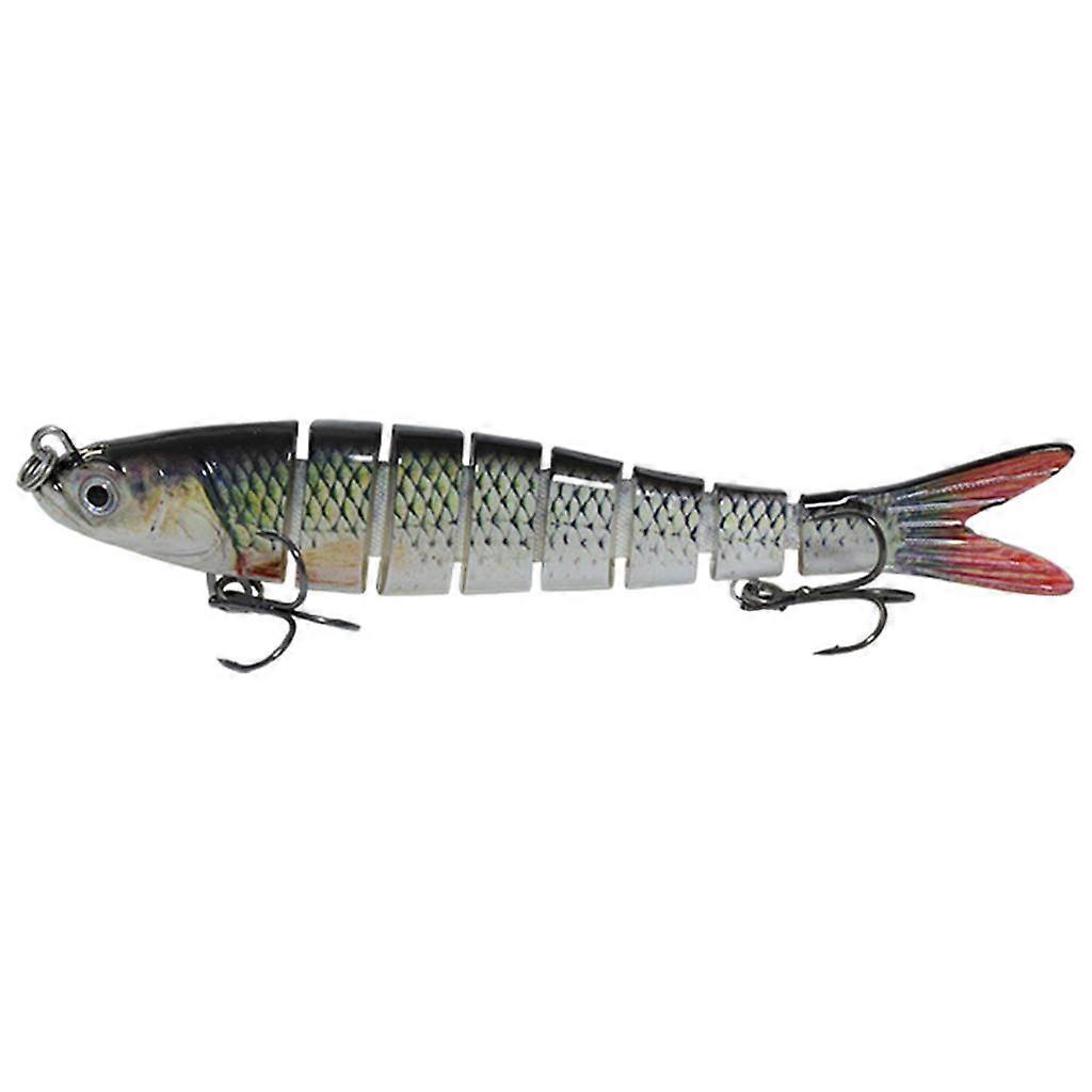 1pcJointed Angelköder Wobbler Hartköder Realistischer Crankbait 10cm 01