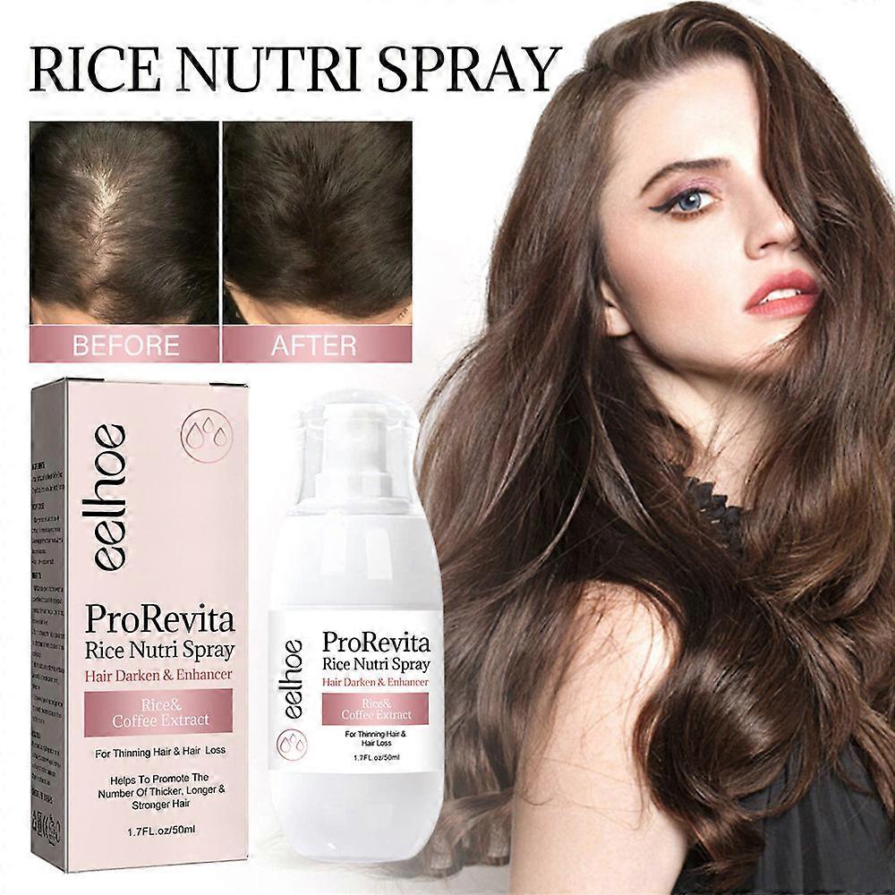 1/2Pcs Hair Helper Rice Nutri Spray, Hair Nursing Growth Spray, Repair Hair Damage Improve Frizz Hair, Help to Stop Thinning and Loss Hair