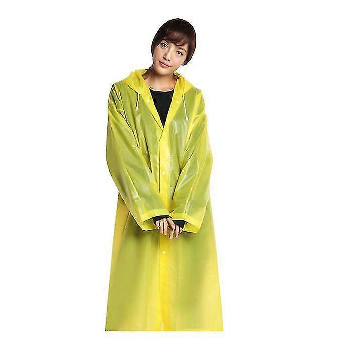 New 1 Pc Rain Poncho Raincoat Transparent