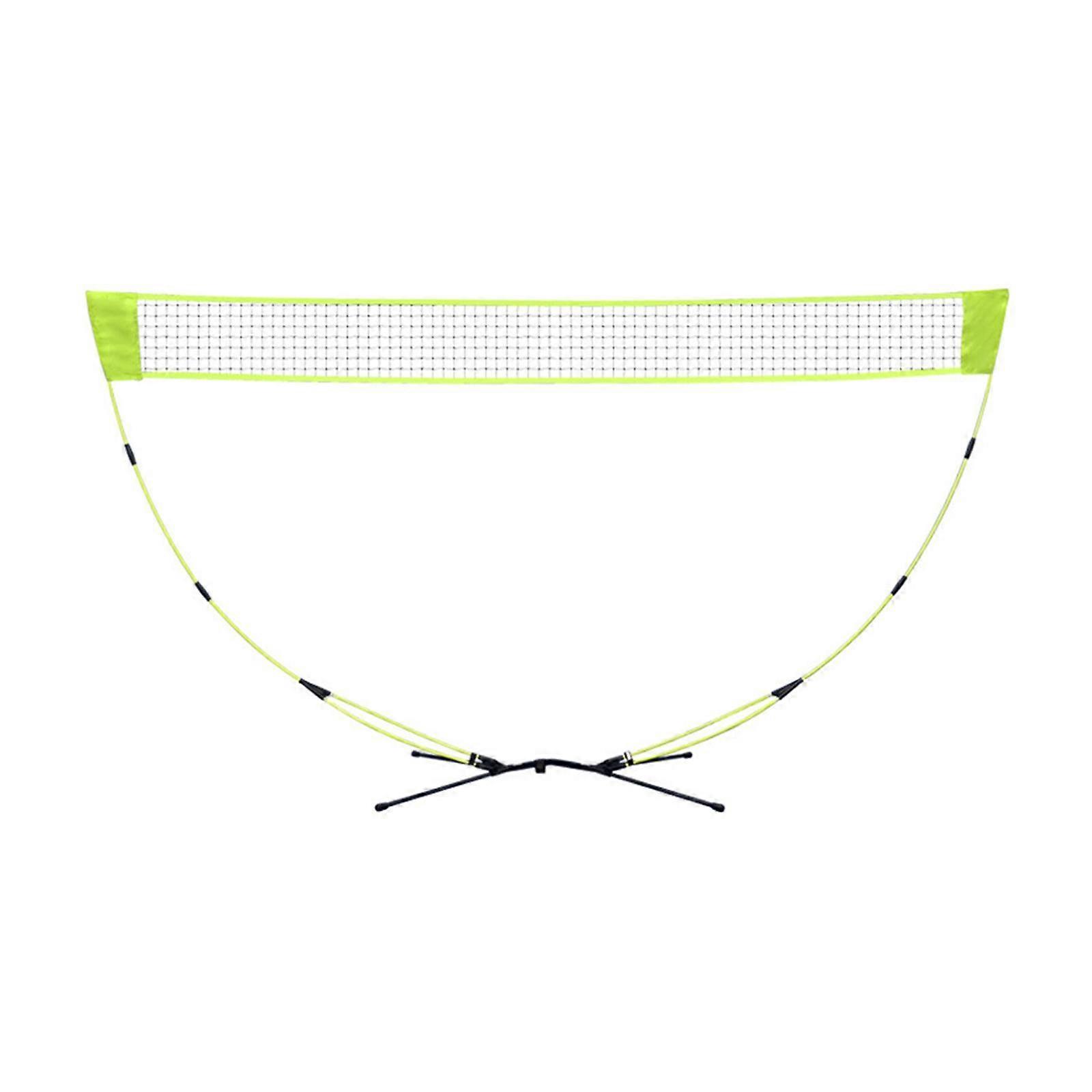 Badminton Net Professional Folding Tennis Net for Entertainment Outdoor Yard Green