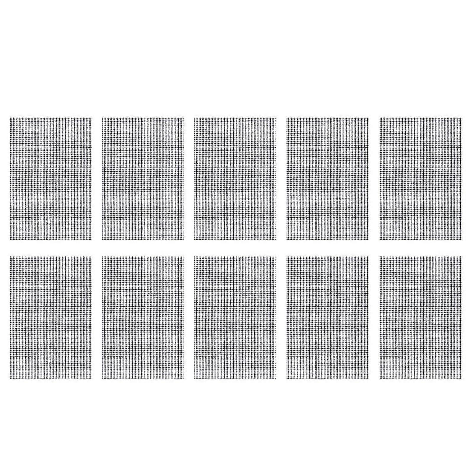 10pcs Screen Repair Patch Strong Adhesive Window Screen Repair Kit Convenient Door Netting Patch Tape For Home