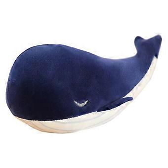 Creative cartoon down cotton software simulation big blue whale doll pillow dolphin plush toy birthday gift