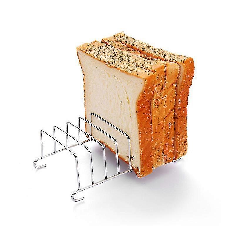 Grid Bread Rack, Stainless Steel Toast Holder, Toast Rack, Bread Loaf Slice Stand, Toast Storage Rack_Italian Design