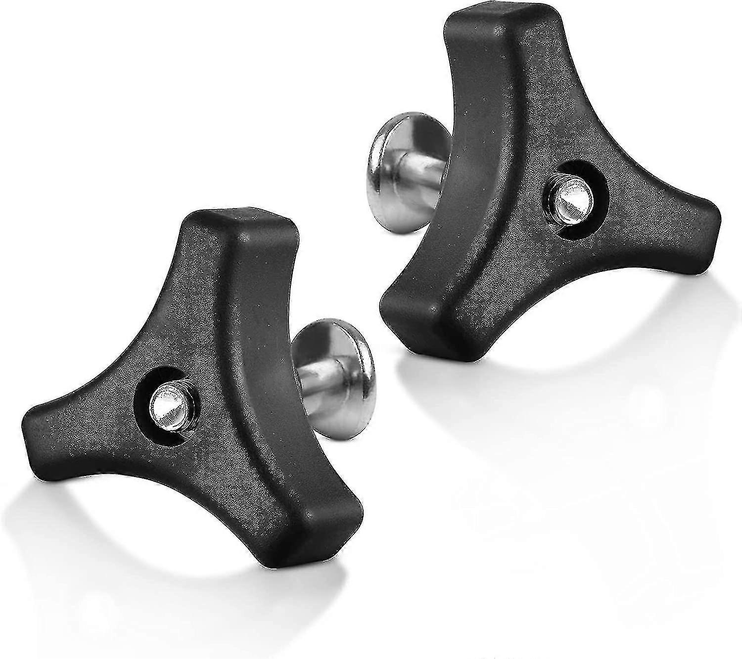 2pcs Universal Plastic Lawn Mower Wing Nuts And Triangular Lawn Mower Handle Bolts, Lawn Mower Parts And Accessories, Suitable Compatible With Most La