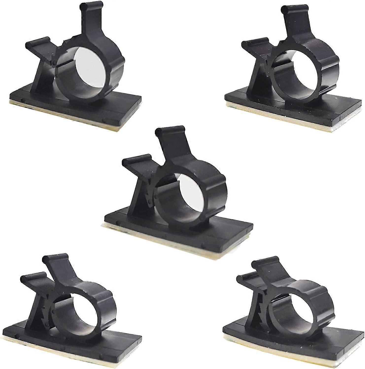 50 Pcs Cable Clips Adjustable Sticky Wire Seat Material Nylon Cord Management Clips for Table and Wall