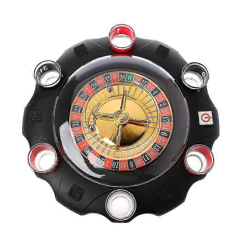 الكهربائية الشرب لعبة مجموعة الروليت الكبار حزب كازينو نمط 6 طلقة نظارات هدية