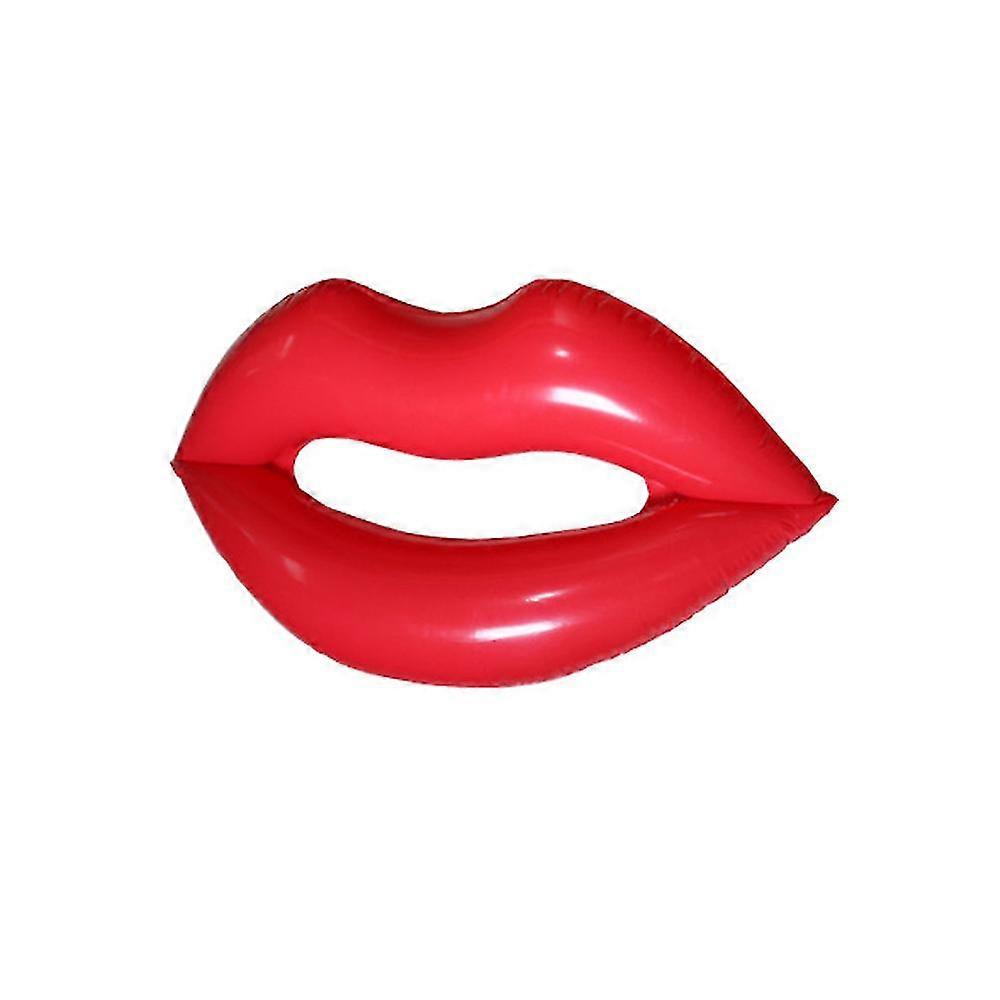 Fun Pool Party Float Gonflable Red Lips Water Lounger
