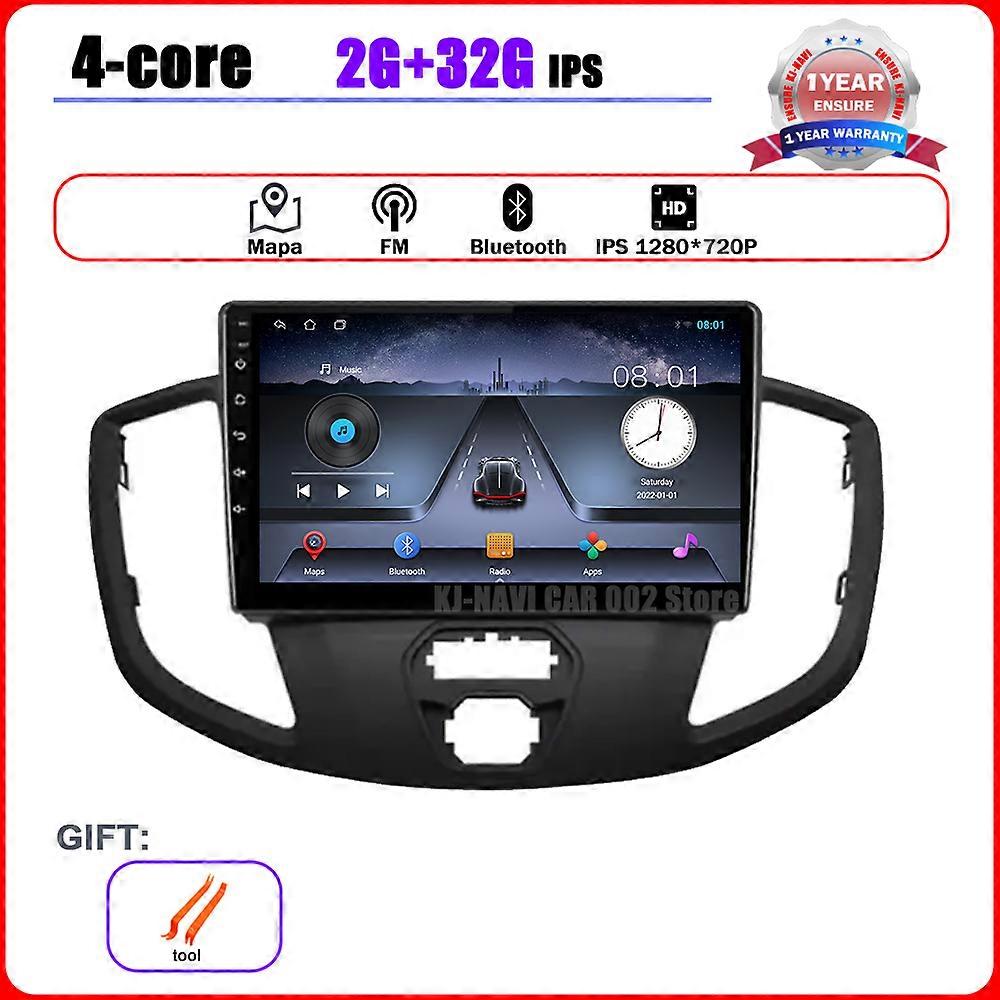 Radio For Ford Transit 2015 2016 2017 2018 Android 14 Carplay Car Multimedia Player Intelligent System Auto Navigation Stereo
