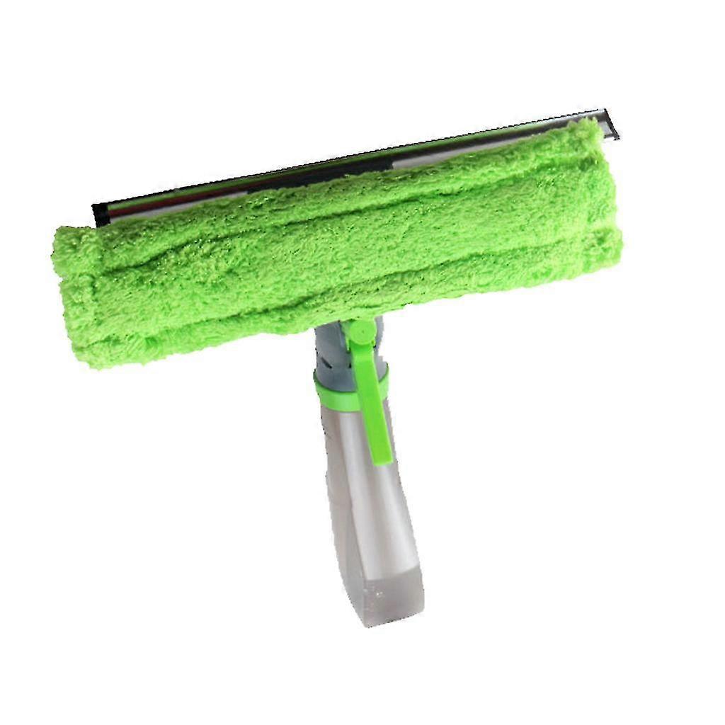 3 In 1 Window Cleaner Spray Bottle Wiper Squeegee Microfibre Cloth Pad Kit