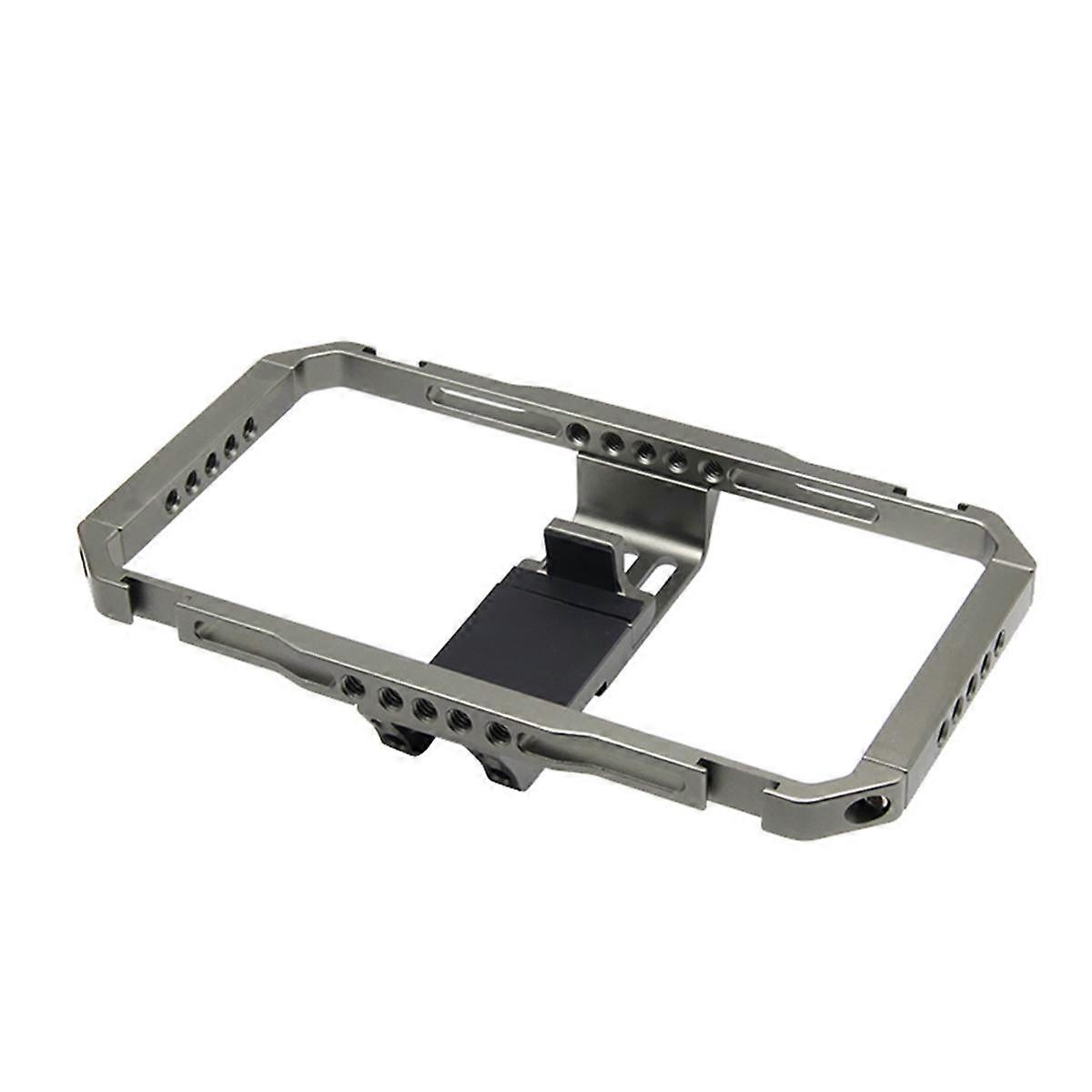 Smartphone Video Rig Cage Filmmaking Case Handheld Phone Video Stabilizer Grip Tripod Mount Stand F