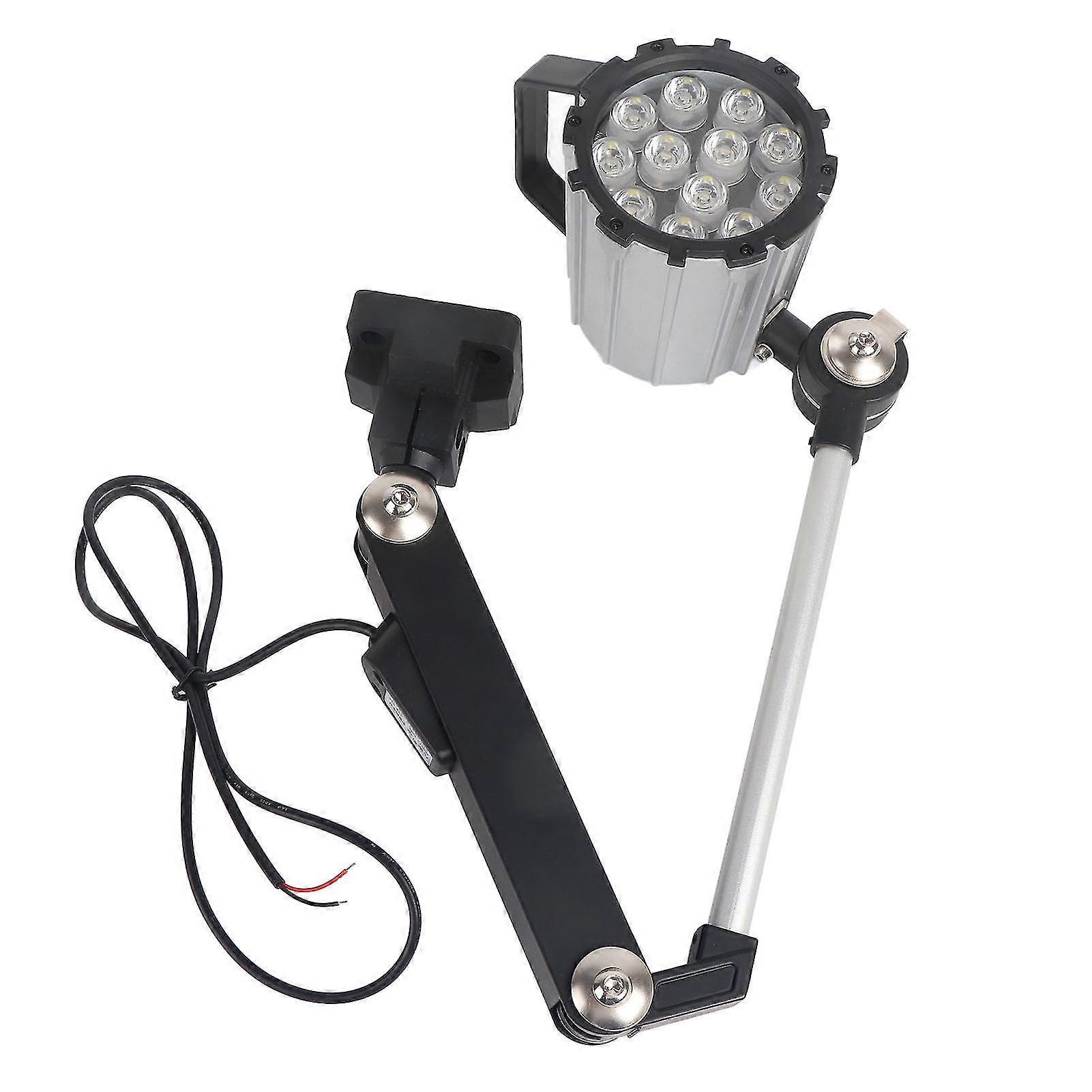 12W 24V LED Waterproof Foldable Adjustable Long Arm Work Light compatible with Lathe CNC