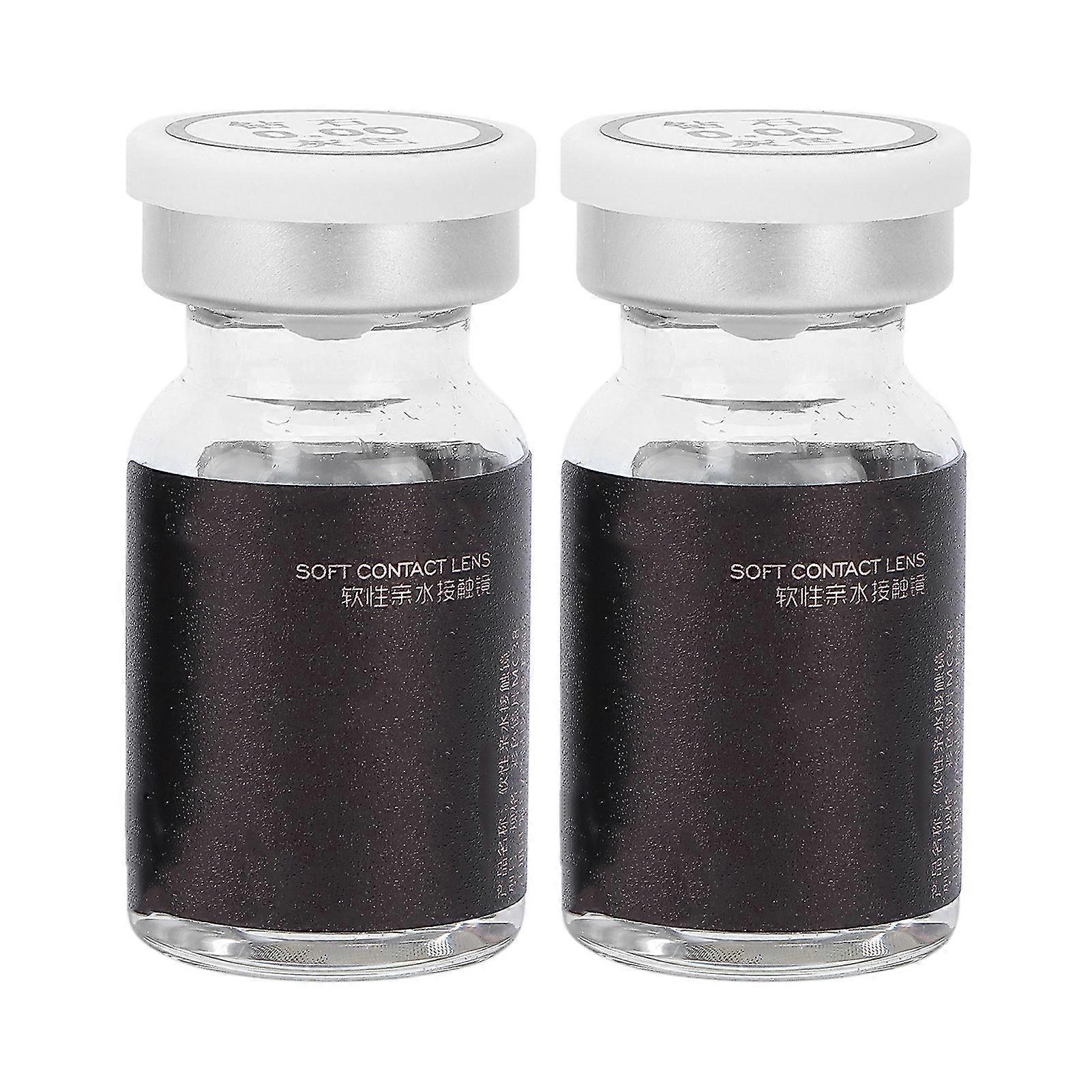 Gray Color Contact Lenses - 1 Pair Soft Hydrophilic Cosplay Party Makeup Lens 0 Diopter