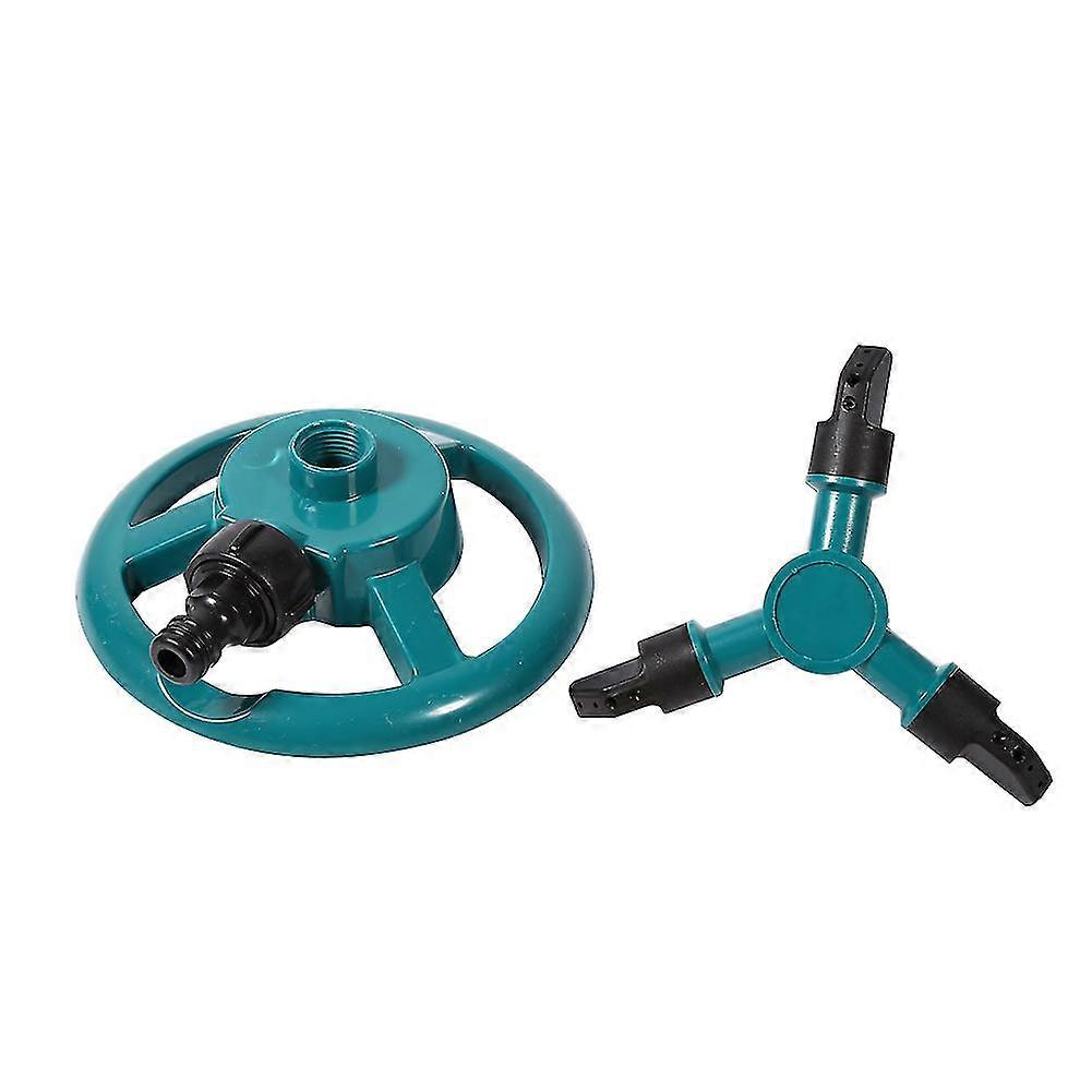 Garden Watering Sprinkler System - 360 Fully Rotating 3 Nozzle Pipe Hose