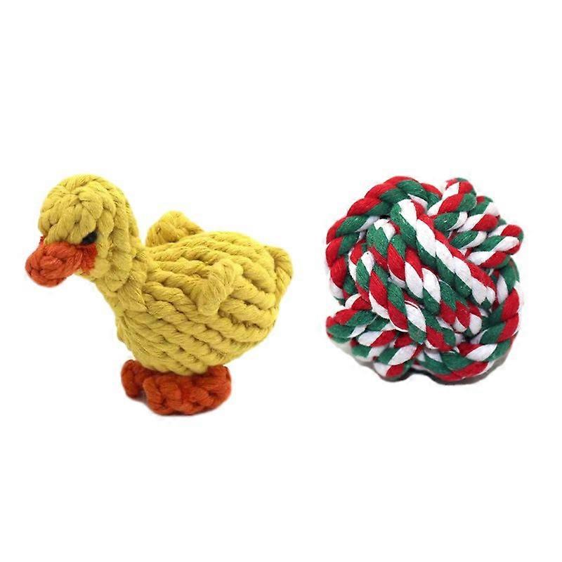 Dog Rope Toy for Chewing bite-Resistant Dog Toy Woven Molar bite-Resistant Dog Toy