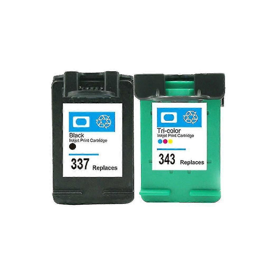 Compatible compatible with Hp 343 337 Ink Cartridge compatible with Hp337 343 compatible with Hp Photosmart 2575 8050 C4180 D5160 Deskjet 6940 D4160