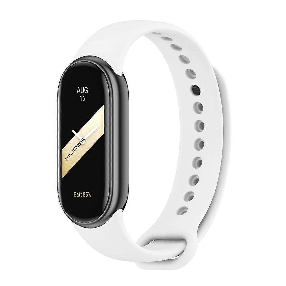 Mijobs Solid Color Silicone Strap For Xiaomi Mi Band 8