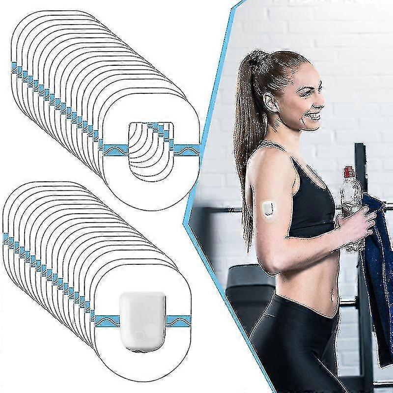 36er-Pack wasserfeste Omnipod-Klebepflaster, transparent