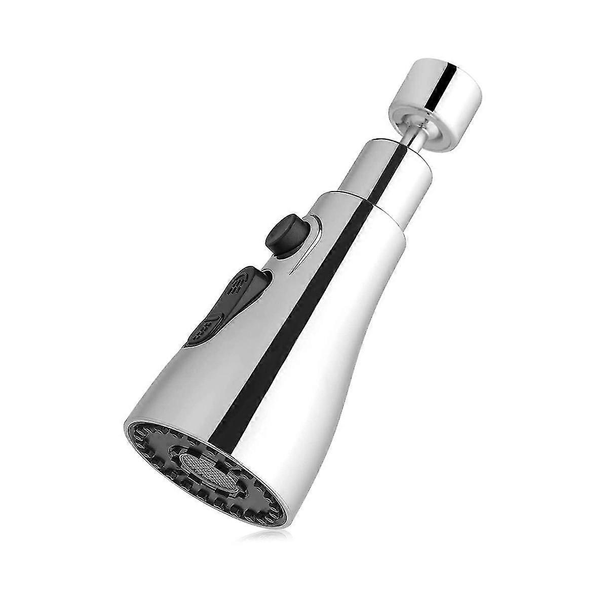 Tap Aerator, 3 Modes Kitchen Bathroom Tap Bubbler Filter With 2(m22 And F24)adapters, Swivelling Fa