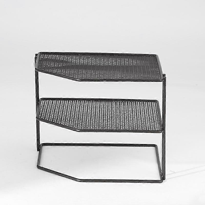 Ironwork Table Corner Shelf, Multi Functional Holders Racks