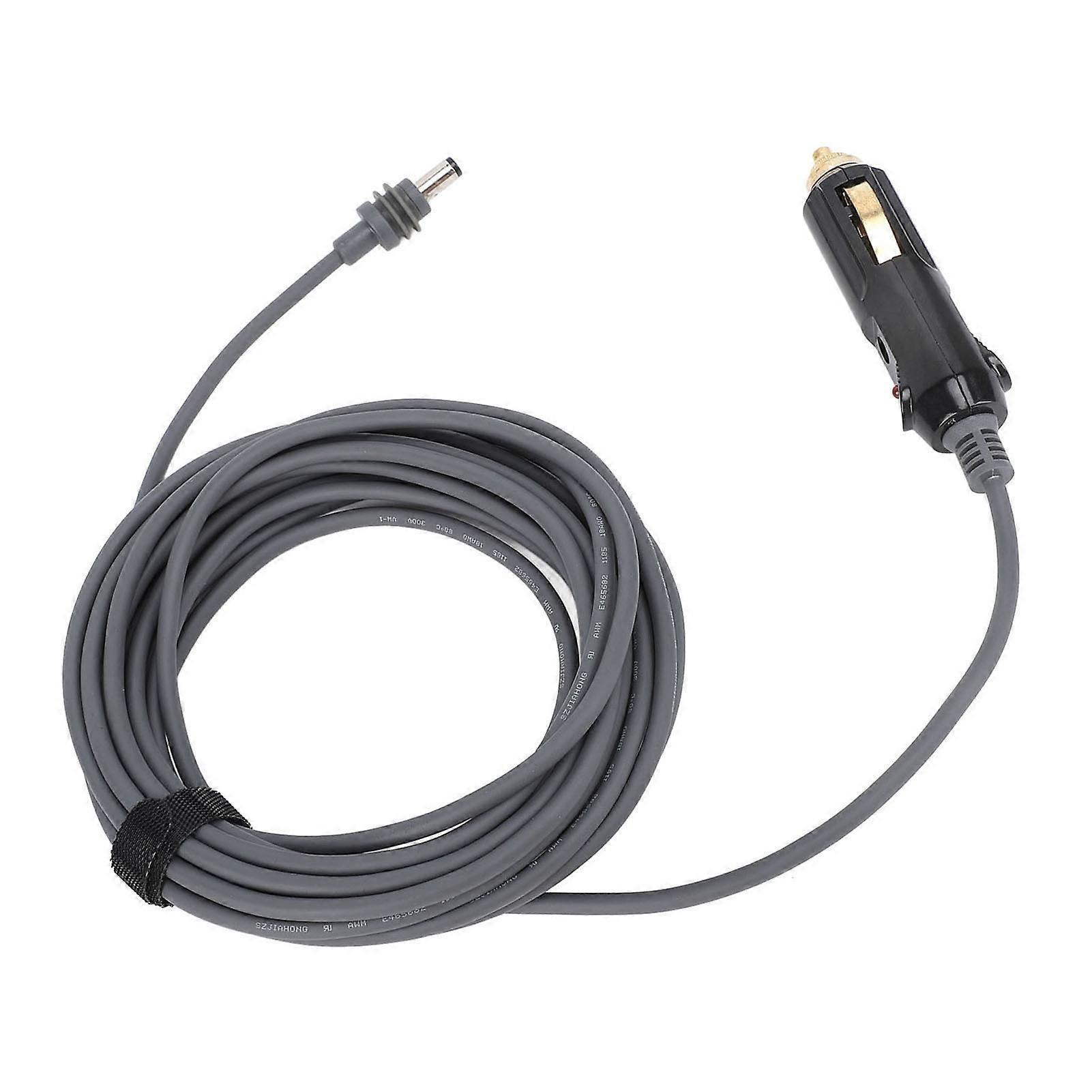 18AWG Satellite DC Power Cable IP68 Waterproof DC to Cigarette Lighter Power Extension Cord for Indoor Outdoor 5.5m/18ft