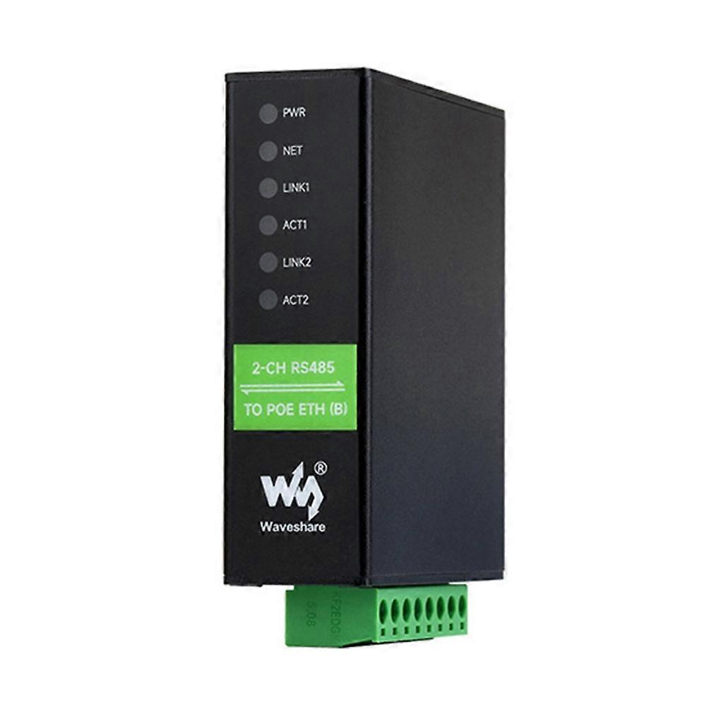 Industrial Grade DualRS485 to Ethernet Interfaces PoE Optional Serial Server