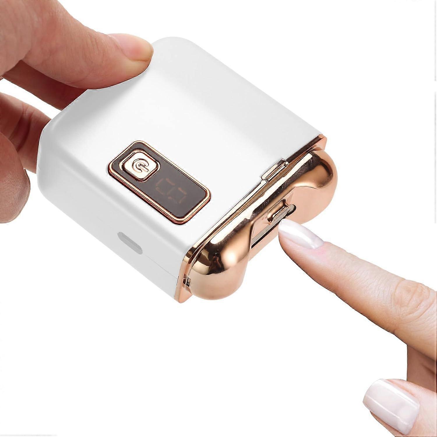 Nail Clipper with LED Light, Illuminate Your Nail Care Routine with Effortless Precision, USB Rechargeable Safety Fingernail Trimmer Ideal for Newborn