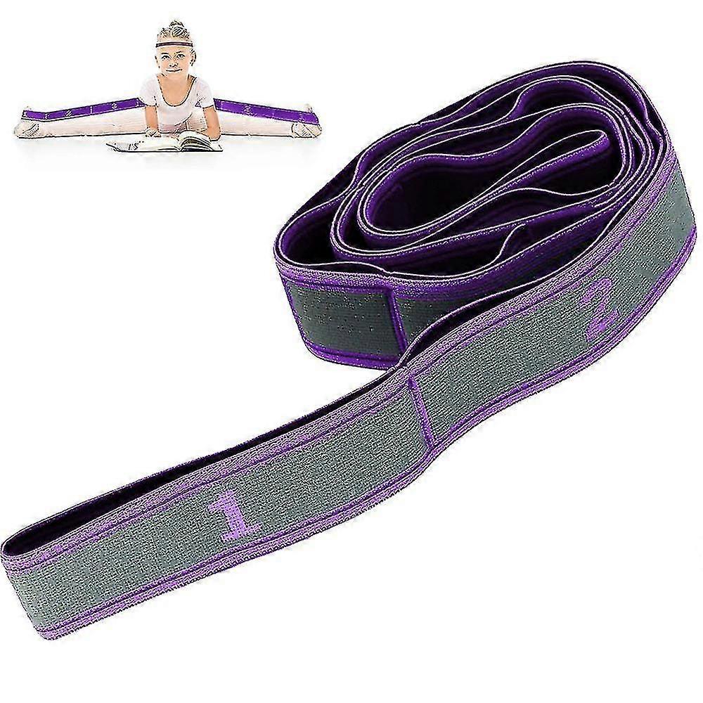 Yoga Strap, Stretching Strap With Loops For Flexibility, Multi-Loop Stretch Strap For Women Yoga, Dance Training, And Physical Therapy