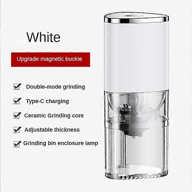 Portable Electric Coffee Bean Grinder Home Small Handheld Grinding Coffee Machine Automatic Coffee Bean Stainless Steel Grinder