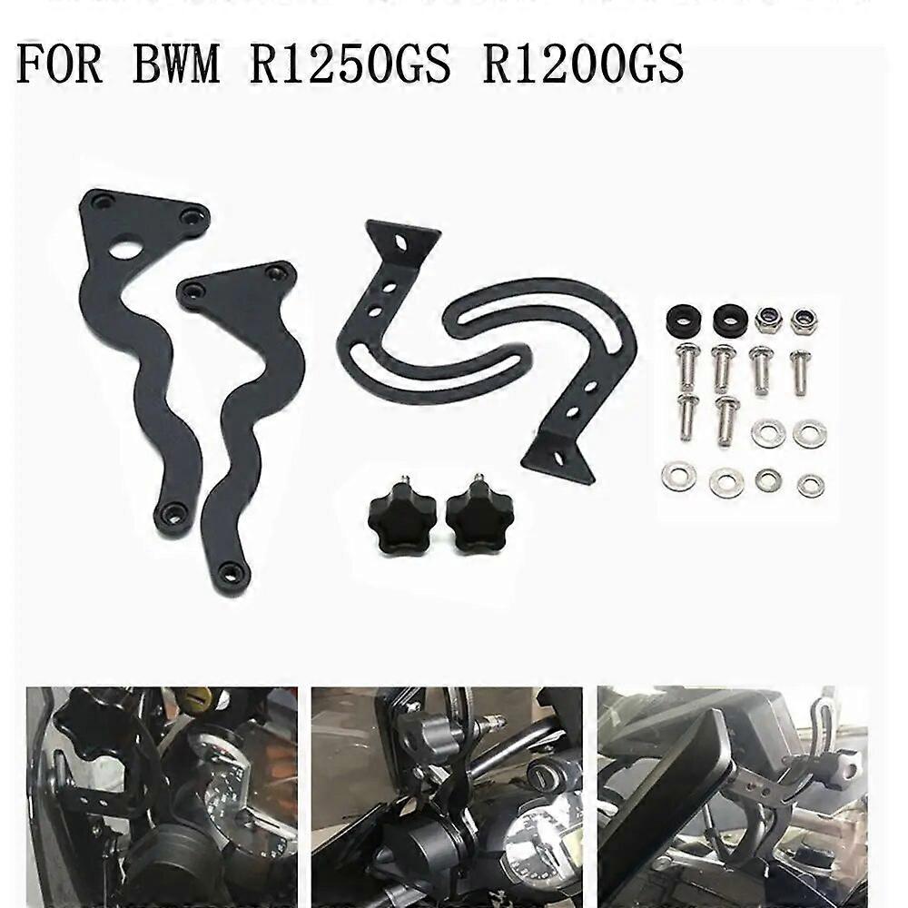 Back Protectors Additional Windshield Windscreen Reinforced Bracket Mount for BMW R1200GS LC /Adv. R1250GS R 1250 GS Adventure