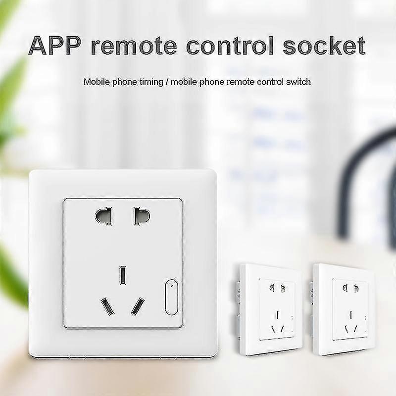 Smart Light Control Zigbee Wall Switch Prise de prise via Smartphone App Wireless Remote