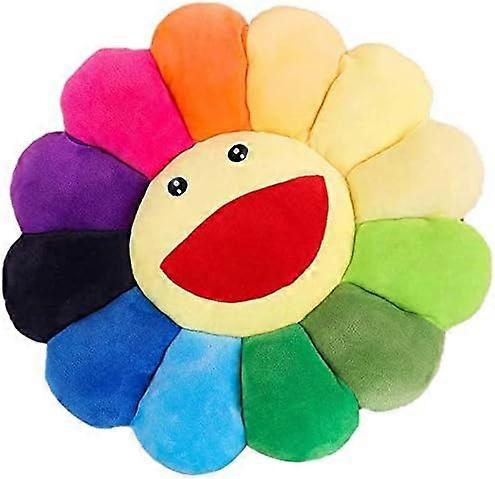 Sun Flower Plush Toy, Colorful Sunflower Plush Pillow Stuffed Sofa Cushion Soft And Comfortable Pillow Cushion Home Bedroom Pet Cushion