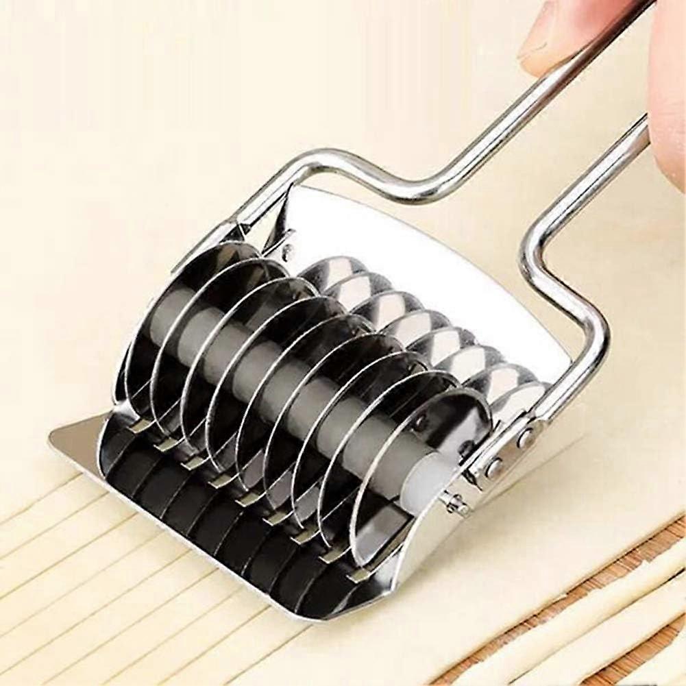 2 Pack Manual Pasta Machine, Stainless Steel Pastry Wheel Roller
