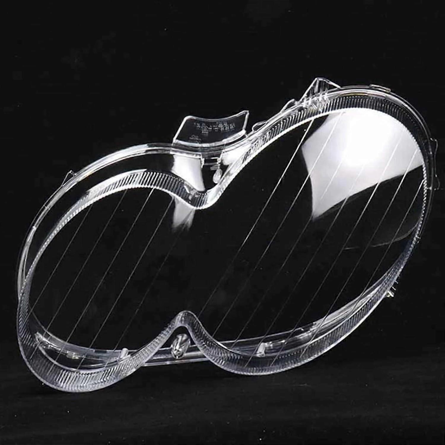 Compatible With Benz For CLK-Class W209 2004 2005 2006 Car Front Headlight Lens Cover Transparent Lampshade Caps Headlamp Shell Headlamp Clear Lens(Si