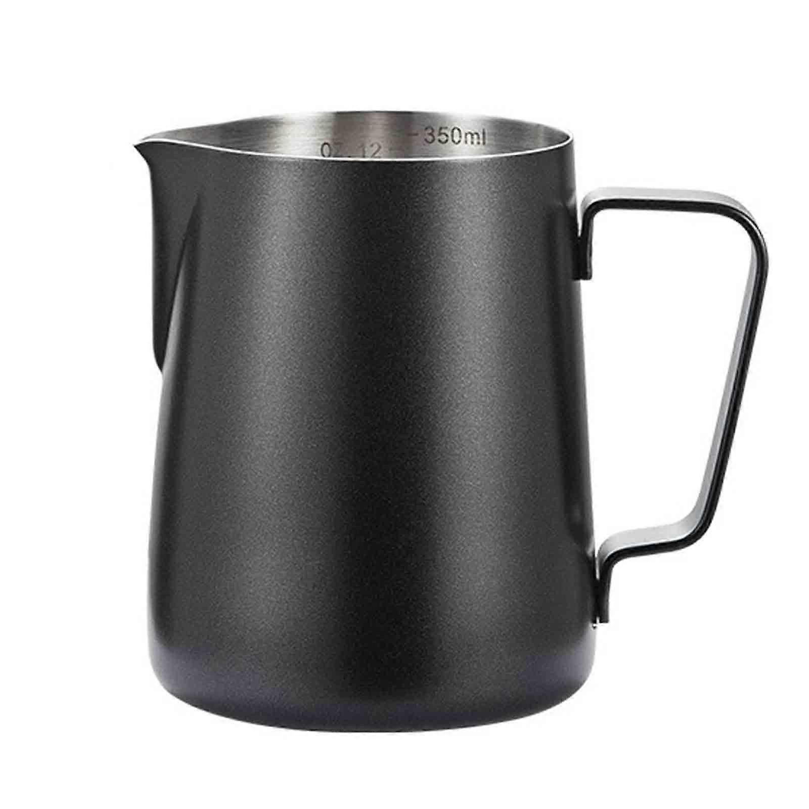 Rustfrit stål mælkekande skummende skummer kaffe latte kande 350/600ml målekop