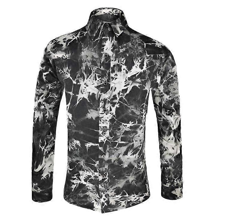 Men's Shirts Long Sleeve Regular Slim Wedding Work Shirts