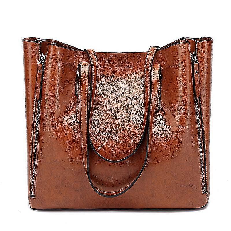 Kvinnor Handväskor Vintage Pu Läder Mode