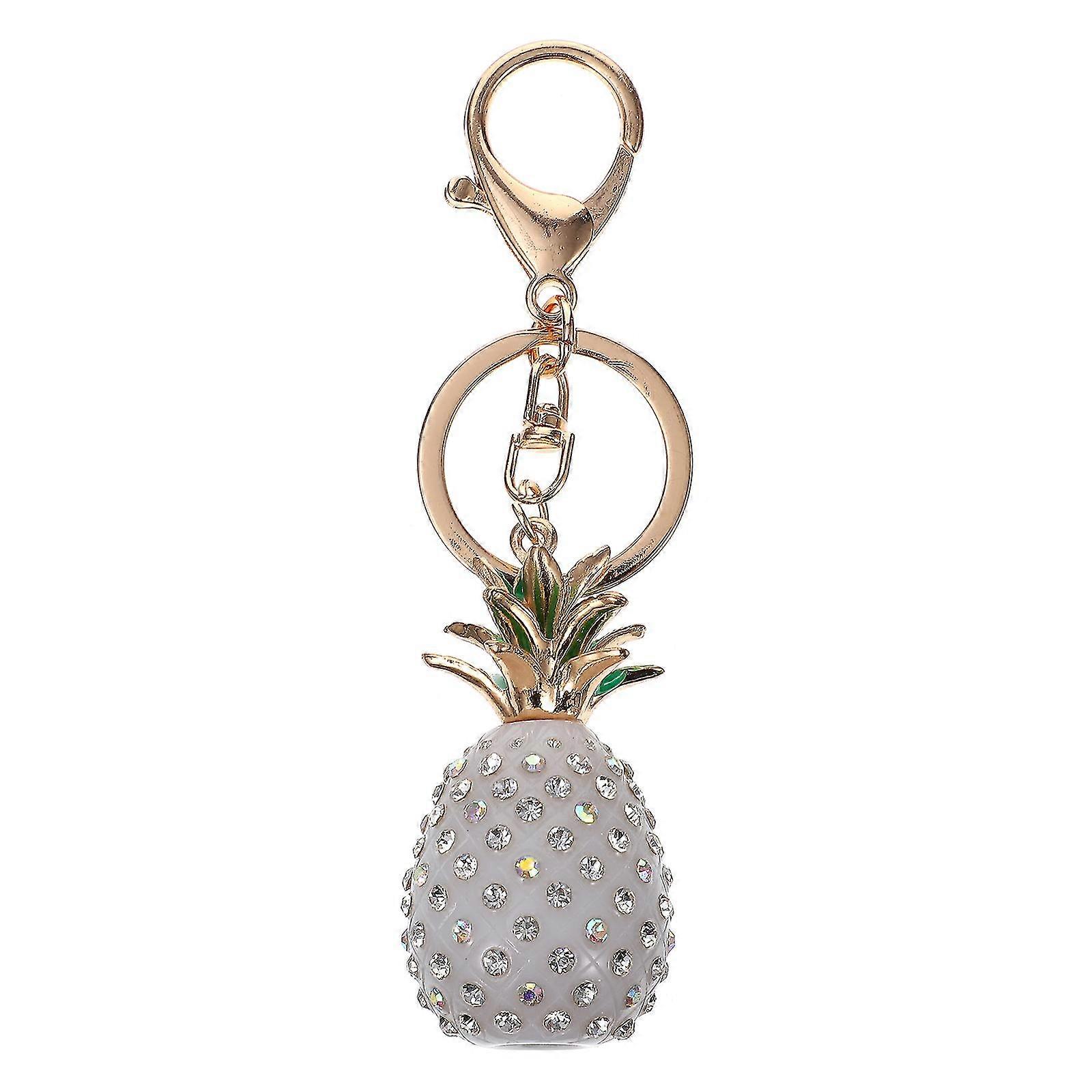1pc Creative Pineapple Key Chain Pendant Bag Keys Hanging Keychain Decoration