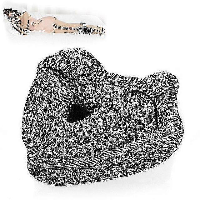 Cuscino per dormire ortopedico a forma di cuore per gambe Cuscino a cuneo con supporto per il ginocchio Cuscinetti per la sciatica Cuscino per il corpo5.22