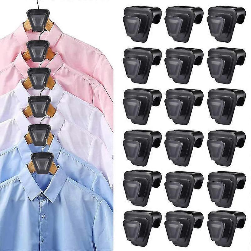18pcs Clothes Hanger Connector Hooks - Ultra-Premium Multifunctional Space Saving Solution for Home Wardrobes and Closets