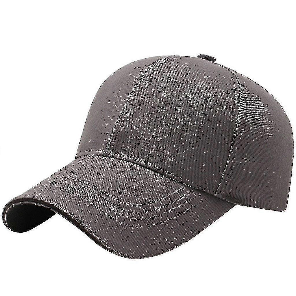 Solid Color Baseball Snapback Caps For Male/femalegrey