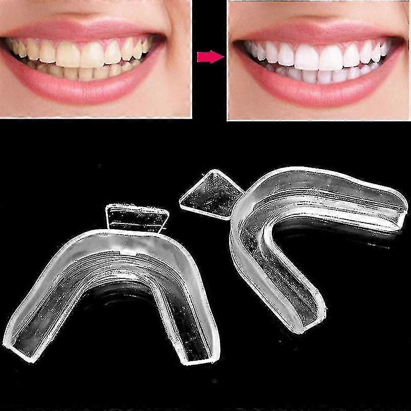 2pcs歯歯科マウスガード歯ホワイトニングトレイ漂白歯ホワイトナーマウスガードケア口腔衛生