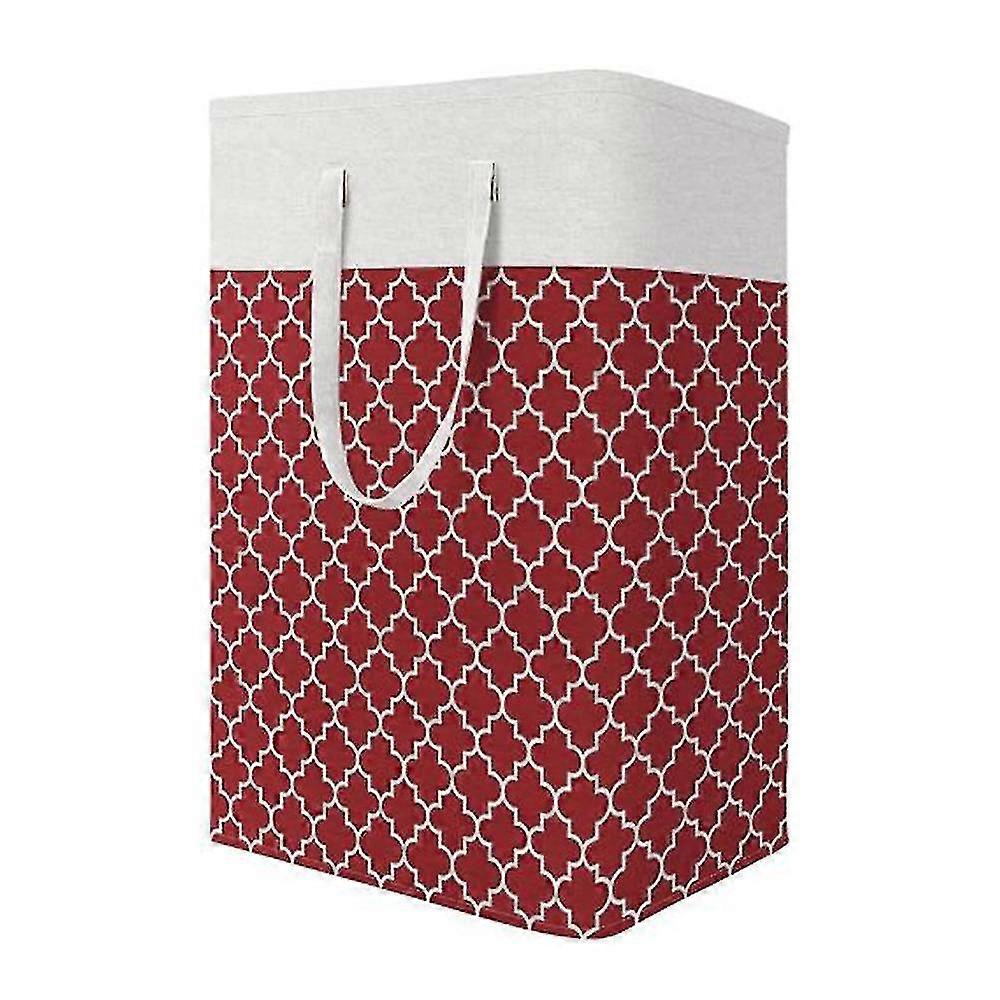 Foldable Laundry Basket Storage Bucket Handle Large Capacity